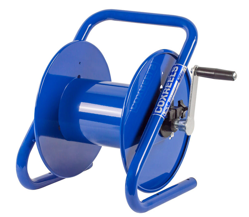 112Y-12-CM by Coxreels | 112Y-CM Series | Hand Crank Cord Storage Reel | 8/3 or 10/3 Cord | Steel | 150/225ft Capacity, Cord Not Included