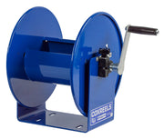 112Y-8 by Coxreels | 112Y Series | Hand Crank Cord Storage Reel | 8/3 or 10/3 or 12/3 or 16/3 Cord | Steel | 80/135/300ft Capacity, Cord Not Included