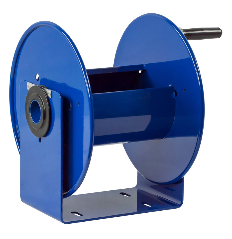 112Y-8 by Coxreels | 112Y Series | Hand Crank Cord Storage Reel | 8/3 or 10/3 or 12/3 or 16/3 Cord | Steel | 80/135/300ft Capacity, Cord Not Included