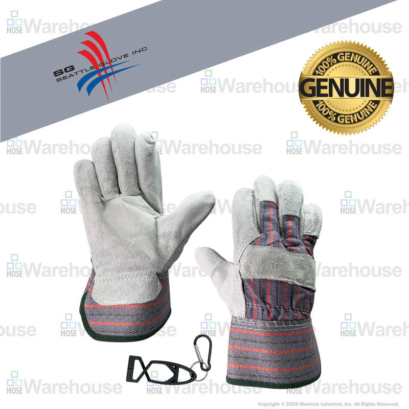 1160-S by Seattle Gloves | Leather Palm Glove | Small | Pack of 12