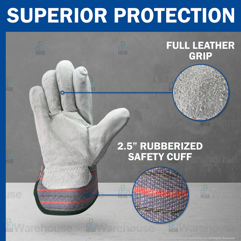 1160-S by Seattle Gloves | Leather Palm Glove | Small | Pack of 12