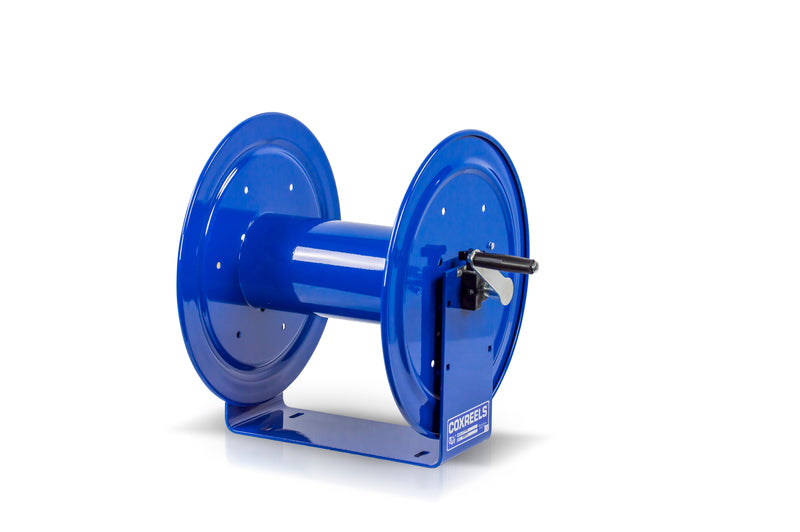 117-3-400 by Coxreels | 100 Series | 4,000 PSI Hand Crank Hose Reel | 3/8" Hose ID, 3/8" FNPT Inlet | Steel | 400ft Capacity, Hose Not Included