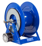 1175-6-100-E by Coxreels | 1175 Series | 3,000 PSI Motor Driven Hose Reel | 12V DC 1/3 HP Electric Motor | 1" Hose ID, 1" FNPT Inlet | Steel | 100ft Capacity, Hose Not Included