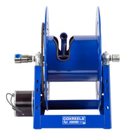 1175-6-100-E by Coxreels | 1175 Series | 3,000 PSI Motor Driven Hose Reel | 12V DC 1/3 HP Electric Motor | 1" Hose ID, 1" FNPT Inlet | Steel | 100ft Capacity, Hose Not Included