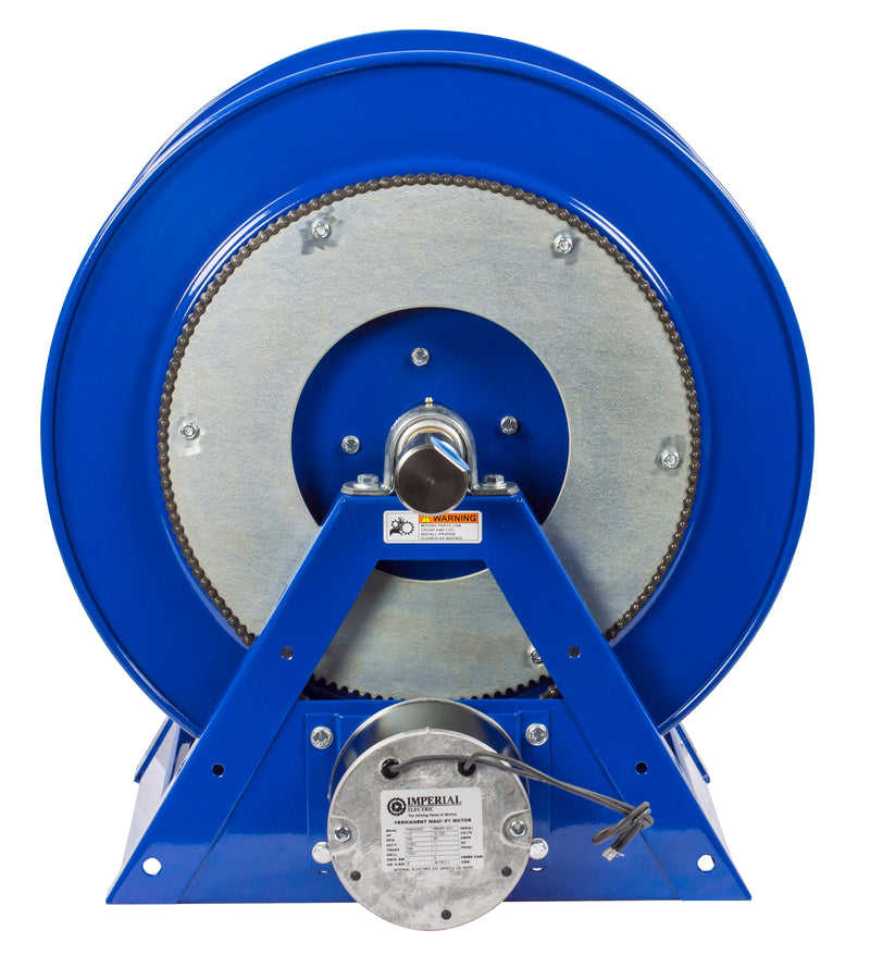 1175-6-150-EF by Coxreels | 1175 Series | 3,000 PSI Motor Driven Hose Reel | 24V DC 1/3 HP Electric Motor | 1" Hose ID, 1" FNPT Inlet | Steel | 150ft Capacity, Hose Not Included