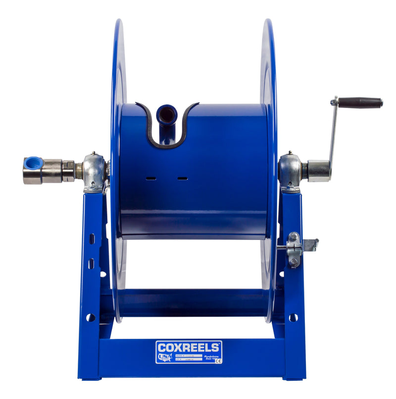 1175-6-100 by Coxreels | 1175 Series | 3,000 PSI Hand Crank Hose Reel | 1" Hose ID, 1" FNPT Inlet | Steel | 100ft Capacity, Hose Not Included