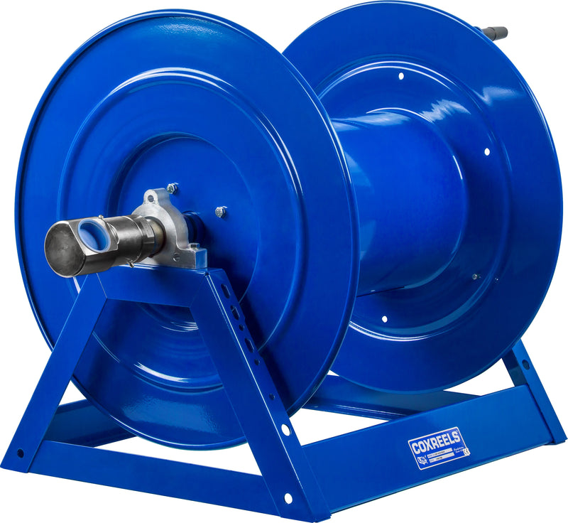 1185-1124-BUXX by Coxreels | 1185-BUXX Series | 3,000 PSI Hand Crank Hose Reel | 1-1/2" Hose ID, 1-1/2" FNPT Inlet | Steel | 50ft Capacity, Hose Not Included