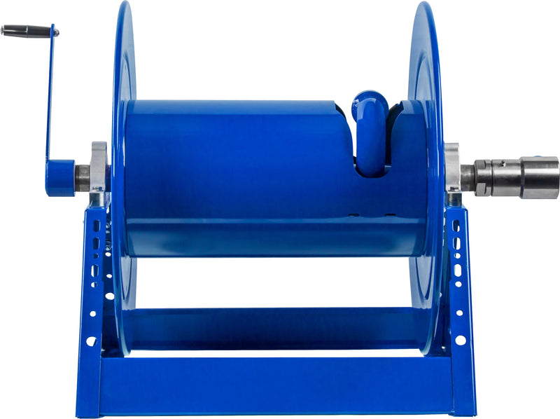 1185-2028-BUXX by Coxreels | 1185-BUXX Series | 3,000 PSI Hand Crank Hose Reel | 1-1/2" Hose ID, 1-1/2" FNPT Inlet | Steel | 125ft Capacity, Hose Not Included