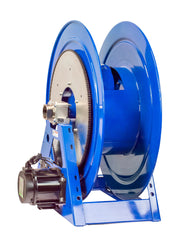 1195-1332-EJV3 by Coxreels | 1195 Series | 1,000 PSI Motor Driven Hose Reel | 230V AC 1/2 HP Explosion Proof Electric Motor | 2" Hose ID, 2" FNPT Inlet | Steel | 75ft Capacity, Hose Not Included