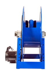 1195-2428-EDV3 by Coxreels | 1195 Series | 1,000 PSI Motor Driven Hose Reel | 12V DC 1/2 HP Explosion Proof Electric Motor | 2" Hose ID, 2" FNPT Inlet | Steel | 90ft Capacity, Hose Not Included