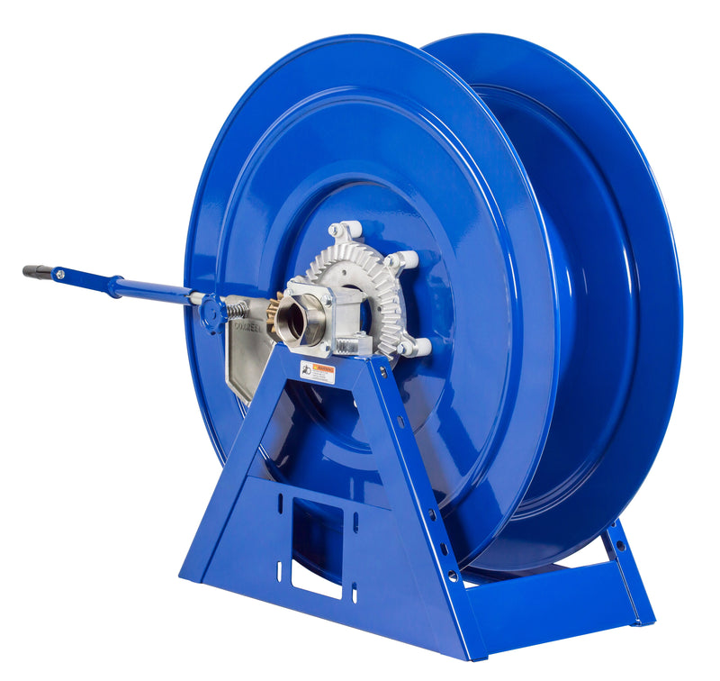 1195-2428-C by Coxreels | 1195 Series | 1,000 PSI Hand Crank Hose Reel | 2" Hose ID, 2" FNPT Inlet | Steel | 90ft Capacity, Hose Not Included