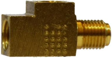12150 (12-150) by Midland | Inverted Flare Fitting | Towed Trailer Brake | 1/4" x 3/16" x 1/4" Inverted Flare (Ref # 7901) | Tee | Brass