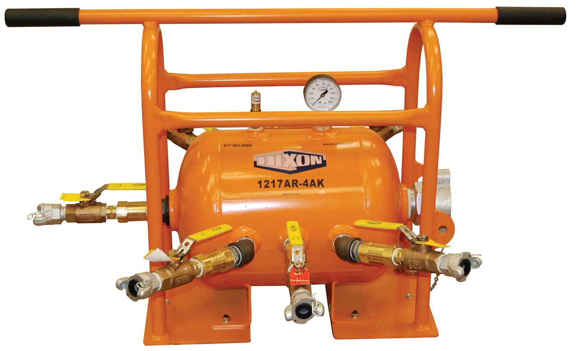 1217AR-4AK Air King by Dixon | ASME Compressed Air Receiver Manifold ...
