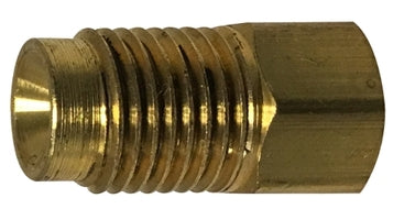 12216 (12-216) by Midland | Inverted Flare Auto Fitting | Dual Master Cylinder Adapter | 5/16" Male Inverted Thread x 3/16" Female Inverted Thread | Straight | Brass