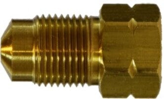 12328 (12-328) by Midland | Metric Hydraulic Brake Fitting | Metric Adapter | M16x1.5 Bubble Male Thread x 3/16" Tube OD Female Thread | Straight | Brass