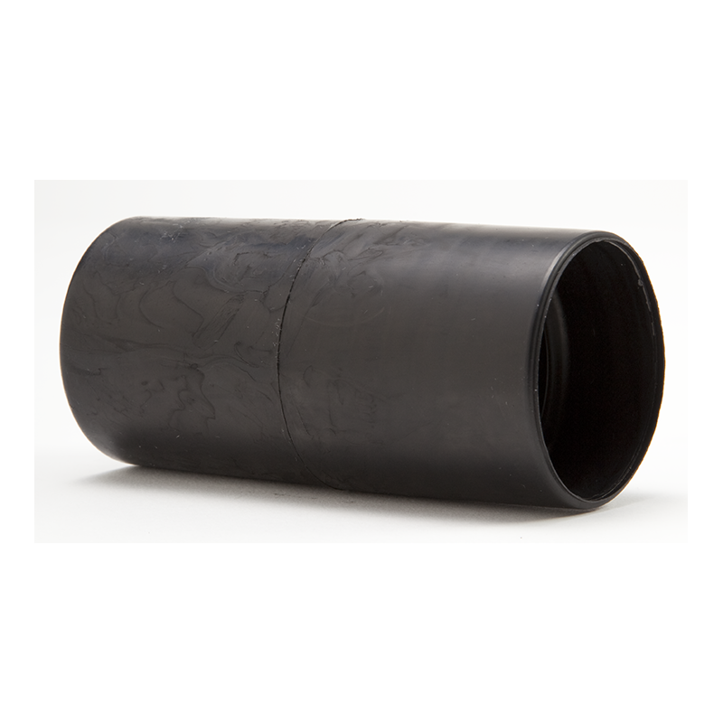 12515EBKSC Flexaust Conductive Enlarger Screw Cuff | Enlarges 1.25" Hose ID to 1.5" Hose ID | Black