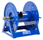 1275-4-100-C by Coxreels | 1275 Series | 3,000 PSI Dual Hose Hand Crank Hose Reel | 1/2" Hose ID, 1/2" FNPT Inlet | Steel | 100ft Capacity, Hose Not Included