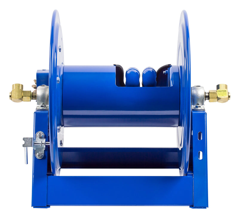 1275-4-150-C by Coxreels | 1275 Series | 3,000 PSI Dual Hose Hand Crank Hose Reel | 1/2" Hose ID, 1/2" FNPT Inlet | Steel | 150ft Capacity, Hose Not Included