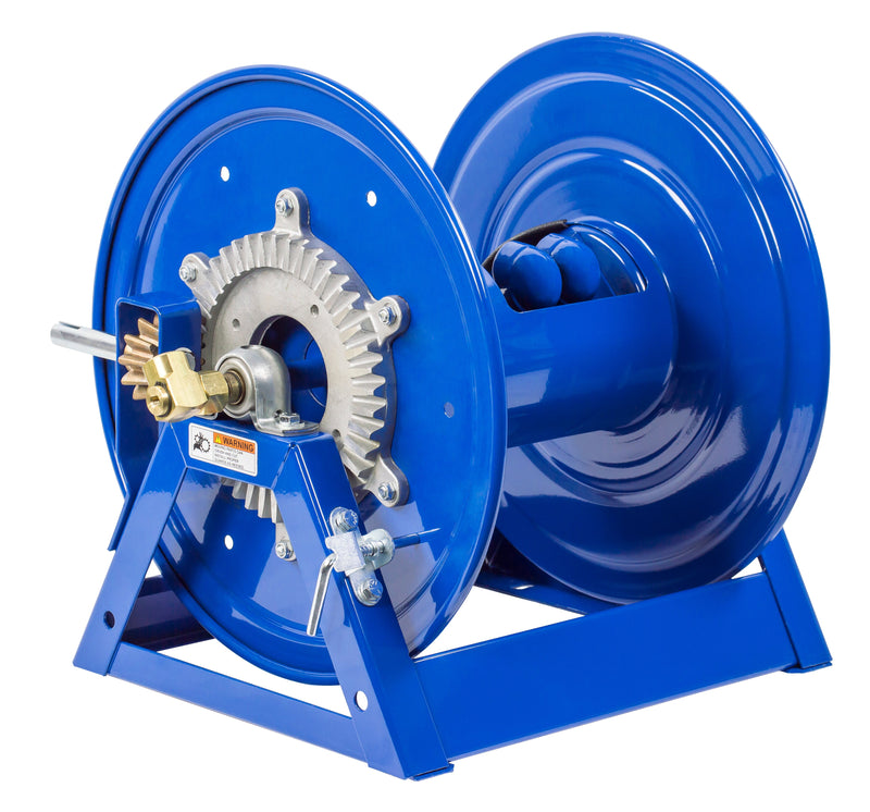 1275-4-100-C by Coxreels | 1275 Series | 3,000 PSI Dual Hose Hand Crank Hose Reel | 1/2" Hose ID, 1/2" FNPT Inlet | Steel | 100ft Capacity, Hose Not Included