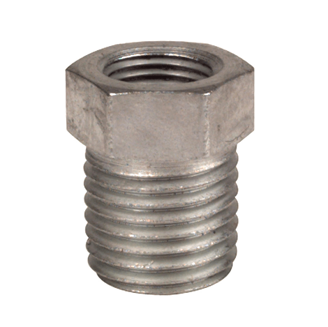 131586 by Alemite | Bushing Fitting Accessory | Thread: 1/2" Male NPTF | Thread: 3/8" Female NPTF