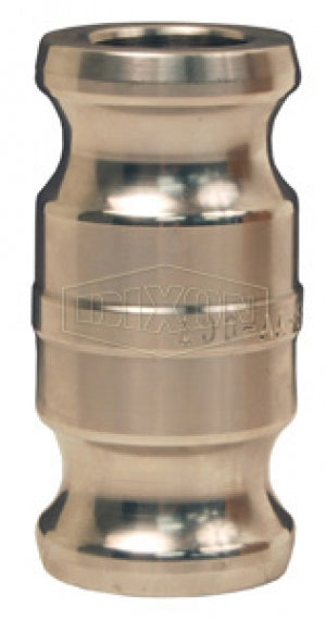 400-AA-MI by Dixon Valve | Cam & Groove Spool Adapter | Type AA | 4" Adapter x 4" Adapter | Unplated Malleable Iron