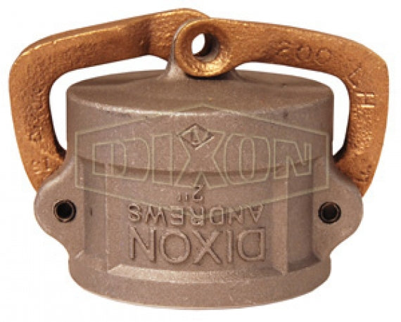 600DC-LAL by Dixon Valve | Cam & Groove Lockable Dust Cap | Type DC | 6" Coupler End | Aluminum