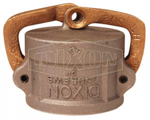 400DC-LAL by Dixon Valve | Cam & Groove Lockable Dust Cap | Type DC | 4" Coupler End | Aluminum