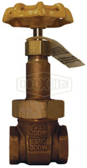 DBGV100 by Dixon Valve | Domestic Gate Valve| 1" Female NPT x 1" Female NPT | Bronze