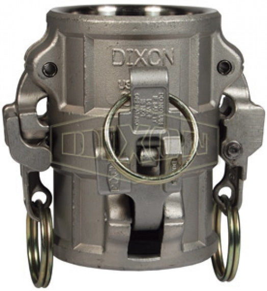 RDD200EZ by Dixon Valve | Boss-Lock Cam & Groove Spool Coupler | Type DD | 2" Coupler x 2" Coupler | 316 Stainless Steel