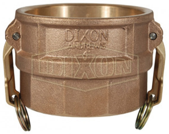 200-D-BR by Dixon Valve | Cam & Groove Coupler | Type D | 2" Coupler x 2" Female NPT | Brass