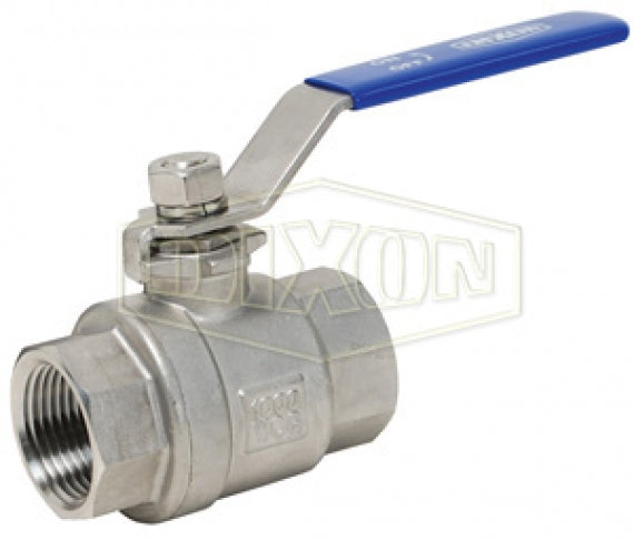 SSBV150 by Dixon Valve | Ball Valve | Full Port | 1-1/2" Female NPT x 1-1/2" Female NPT | 316 Stainless Steel