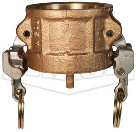 BH300EZ by Dixon Valve | EZ Boss-Lock Cam & Groove Dust Cap | Type H | 3" Coupler End | Brass