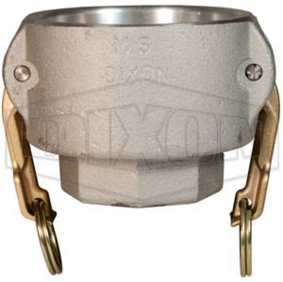 6040-D-AL by Dixon Valve | Cam & Groove Reducer (Jump Size) Coupler | Type D | 6" Coupler x 4" Female NPT | Aluminum