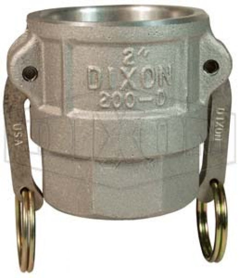 400-D-AL by Dixon Valve | Cam & Groove Coupler | Type D | 4" Coupler x 4" Female NPT | Aluminum