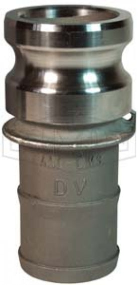 100-E-HA by Dixon Valve | King Crimp® Cam & Groove Adapter | Type E | 1" Adapter x 1" Hose Shank | Hastelloy®
