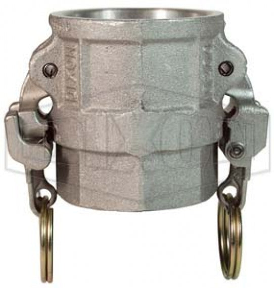 AD800EZ by Dixon Valve | EZ Boss-Lock Cam & Groove Coupler | Type D | 8" Coupler x 8" Female NPT | Aluminum