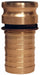 150-E-BR by Dixon Valve | Cam & Groove Fitting | Type E | 1-1/2" Adapter x 1-1/2" Hose Shank | Brass