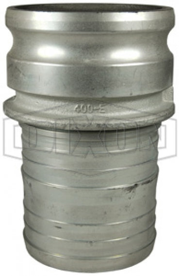 400-E-PM by Dixon Valve | Cam & Groove Fitting | Type E | 4" Adapter x 4" Hose Shank | Ductile Iron