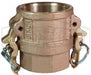 BD600 by Dixon Valve | Boss-Lock Cam & Groove Coupler | Type D | 6" Coupler x 6" Female NPT | Brass