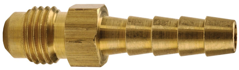 1420508C by Dixon Valve | Hose Barb Insert | Male 45° SAE | 5/16" Tube OD | 5/16" Hose ID x 5/16" Male SAE 45° Flare | Brass