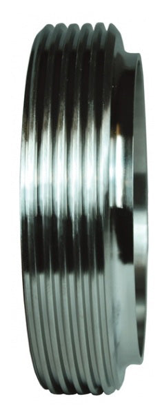 15TRFJP-G400 Dixon Valve John Perry Threaded Short Weld Ferrule - 4" Tube OD - 304 Stainless Steel