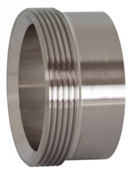 15W-G150 Dixon Valve Heavy Wall Tank Threaded Bevel Seat Ferrule - 1-1/2" Tube OD - 304 Stainless Steel