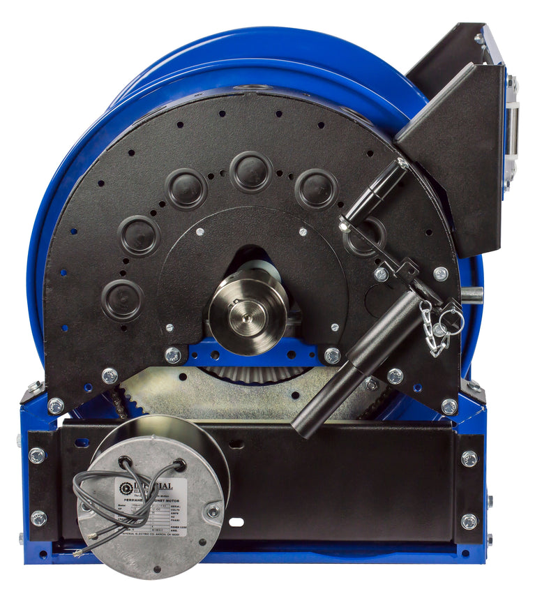 1680-1124 by Coxreels | 1600 Series | 1,500 PSI Hand Crank Hose Reel | 1-1/2" Hose ID | Steel | 50ft Capacity, Hose Not Included
