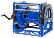 1680-1120 by Coxreels | 1600 Series | 1,500 PSI Hand Crank Hose Reel | 1-1/2" Hose ID | Steel | 35ft Capacity, Hose Not Included