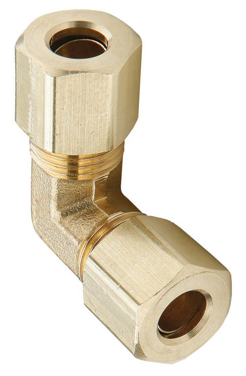 165C-02 by Dixon Valve | Compression Fitting | Union 90° Elbow | 1/8" Tube OD x 1/8" Tube OD | Brass