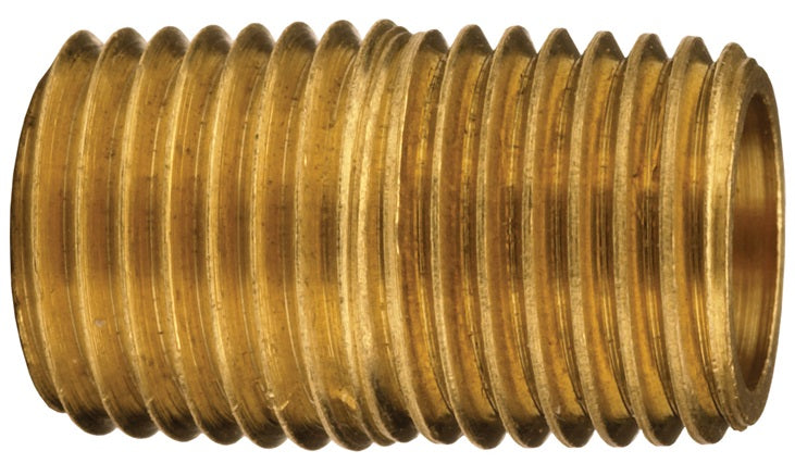 1650404C by Dixon Valve | Pipe Close Nipple | 1/4" Male NPT | Brass