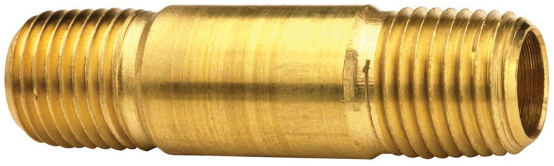1660640C by Dixon Valve | Long Pipe Nipple | 3/8" Male NPT x 3/8" Male NPT | 4" Length | Brass