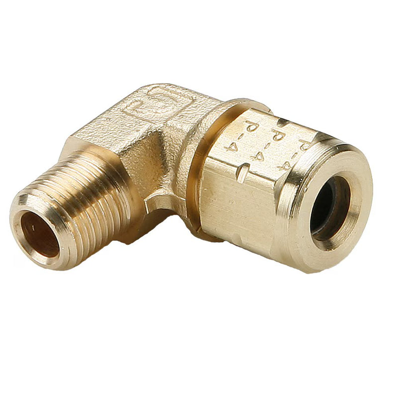 169VL-3-2 by Parker | Vibra-Lok Fittings | 3/16" Tube Size x 1/8" Male Pipe Thread | 90° Elbow | Brass | Pack of 50