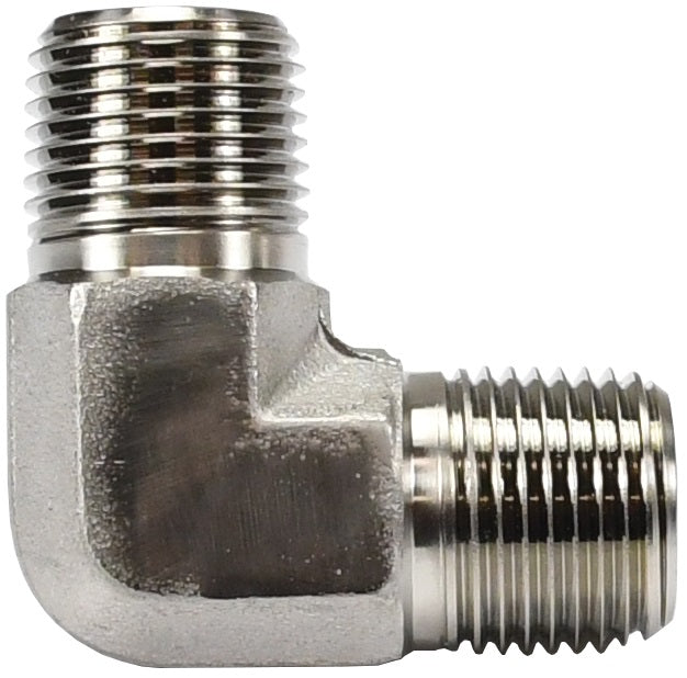 1691616SS by Dixon Valve | Male Pipe Nipple | 90° Elbow | 1" Male NPT x 1" Male NPT | 316 Stainless Steel