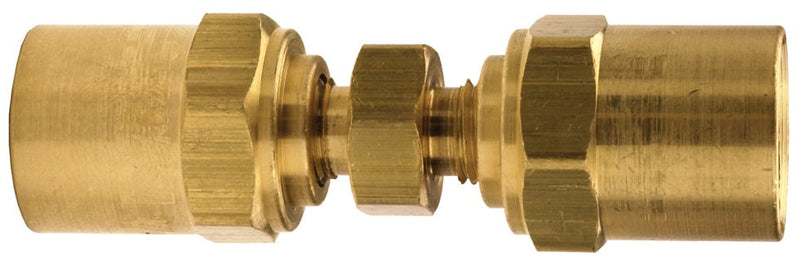 1870410K by Dixon Valve | Reusable Fitting | Hose Mender / Splicer (Unassembled) | 1/4" Hose ID | 5/8" Hose OD | Brass